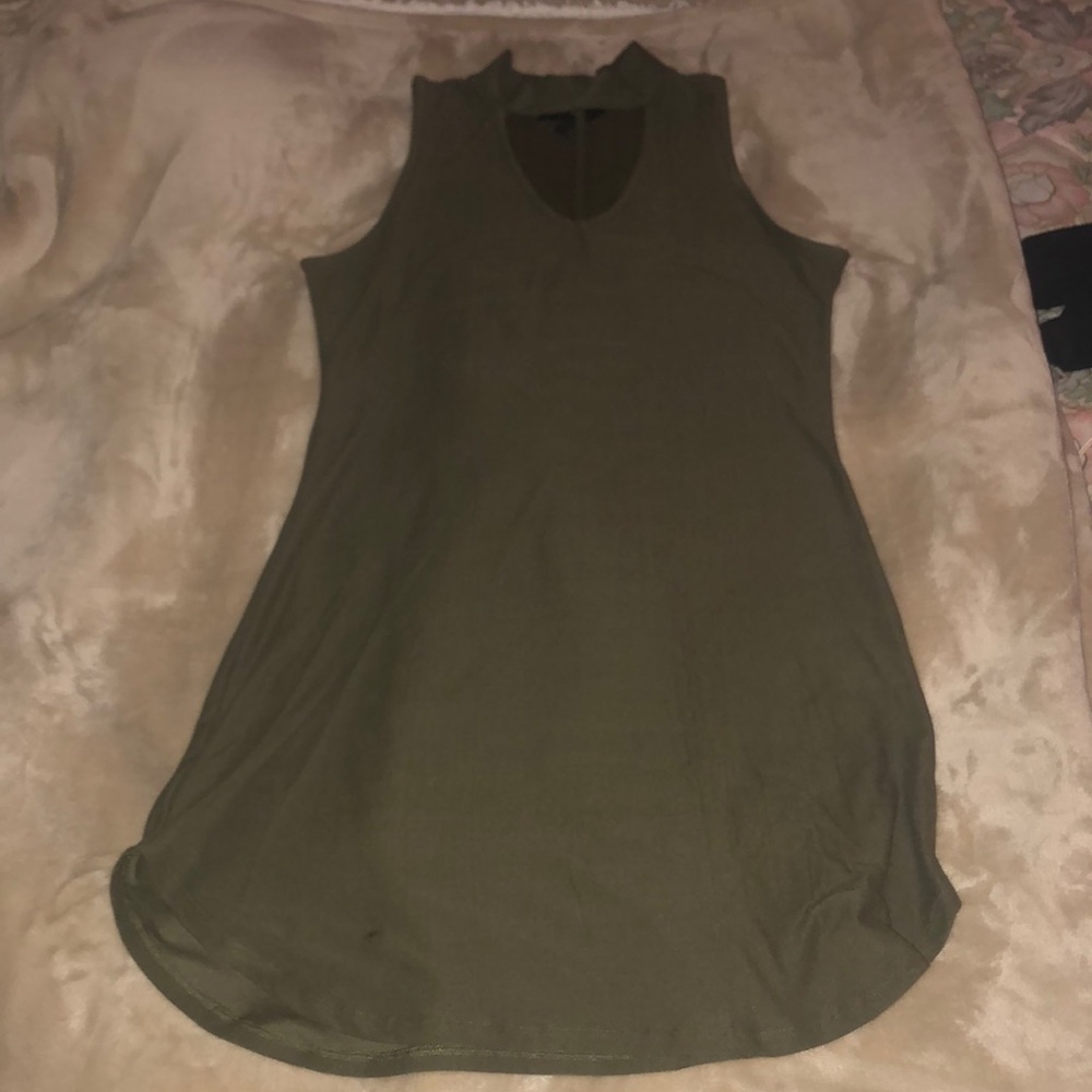 Army Green Mini dress
